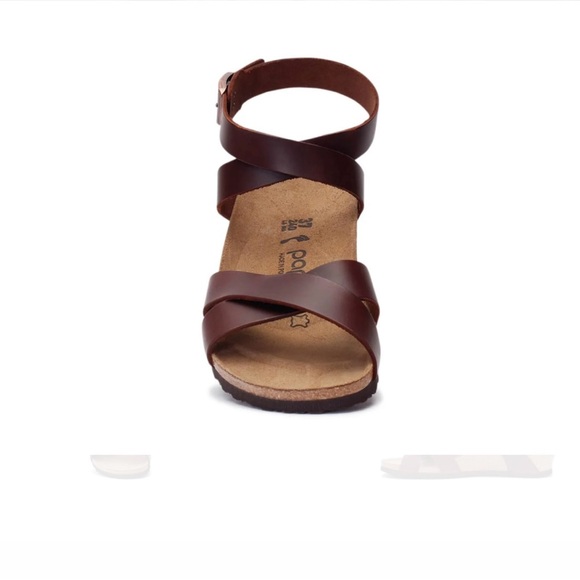 NIB New in box Birkenstock Papillio Lola sandals in cognac size 39 or 8. - Picture 3 of 9